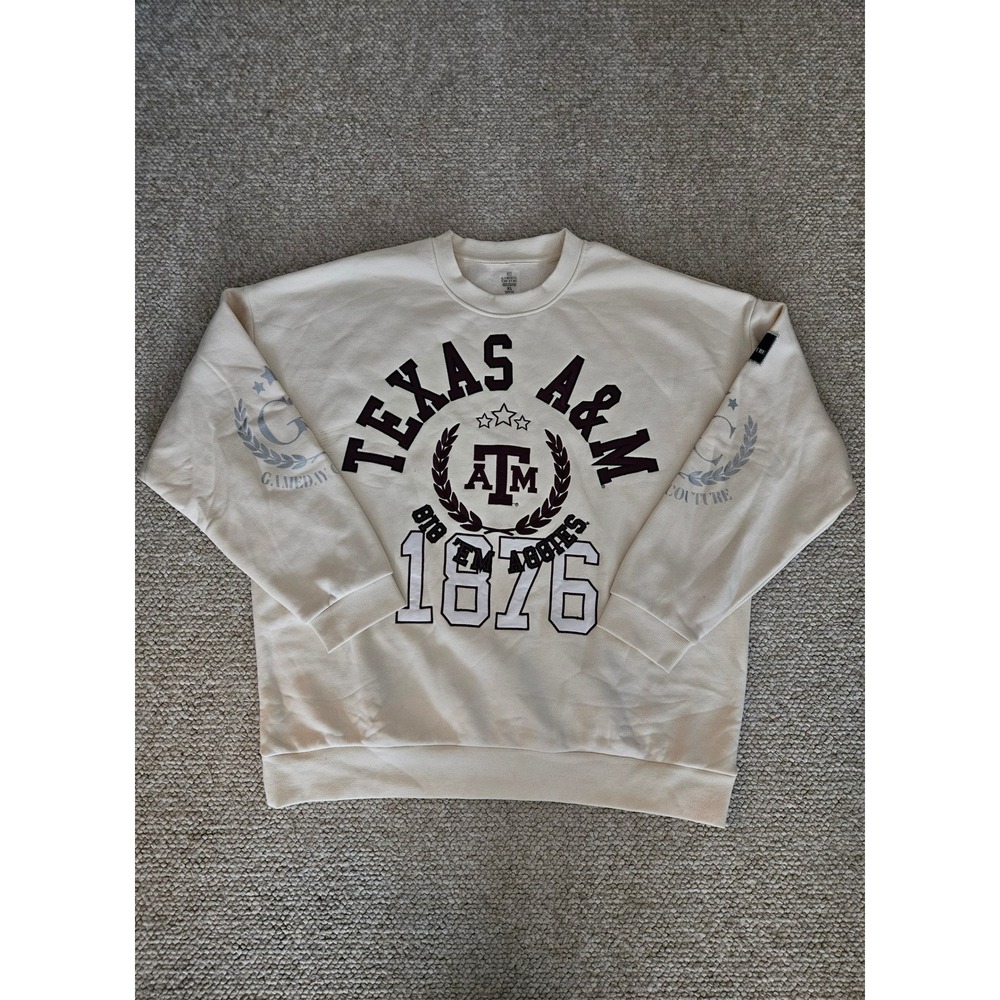 Texas Aggies Gameday Couture Sweatshirt White Size XL Unisex